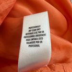 90s Casual Corner‎ Sleeveless 100% Silk Orange Sheath Dress Floral Retro Mini Size 2 Photo 9