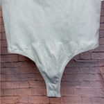 MANGOPOP  Light Gray Square Neck Bodysuit Photo 1