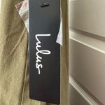 Lulus NWT Lulu’s Llewyn Culotte Button Front Jumpsuit | Olive Green | Medium Photo 7