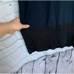 Rag and Bone colorblock navy black sleeveless wool knit sheer mini dress size medi Photo 5