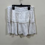 Ramy Brook NWT  Bruno Tiered Crochet Mini Skirt size M Photo 4