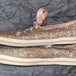 Kate Spade Rose Gold Glitter Sneakers, size 8 Keds Photo 6