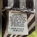 Eliza J  Kelly green black grey stripe sweater dress size Large pockets Photo 3