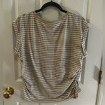 Wonderly  Women's Rolled Shoulder T-Shirt Tan Stripe
13026SPK000063 Photo 4