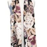 INC  International Concepts Gorgeous Floral Pashmina Black New Photo 0