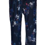 GapFit Navy Floral Capri Leggings Photo 0
