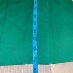 Spring + Mercer Emerald Green Satin Blazer in Large | Tailored One Button Photo 11