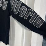 Disney Walt  World Black and grey sparkle glittery spirit jersey sweatshirt xs Photo 4