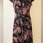Reiss Amira Animal Print Fitted Midi Dress Size US 10/UK 14 Photo 4