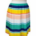 Merona  Pleated A-line Skirt White Green Yellow Multicolor Women’s Plus Size XXL Photo 0
