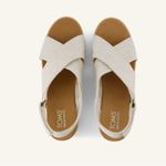 Toms  Diana Crossover Wedge Sandal in Natural Size 9.5 NWT Photo 4