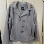 Faded Glory  Light Gray Coat Faux Fur Hood XL  Y2K Casual Twilightcore Fall Photo 0