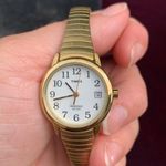 Timex Vintage  Gold Tone Watch with Stretchy Band Photo 1