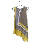 cupio  Asymmetrical Sleeveless Knit Top Colorblock Tunic Style Size S Photo 1