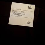 Gap Slim Black City Crop Pants Women's Size 10R Photo 5
