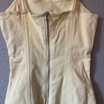 H&M Yellow Denim spaghetti strap mini dress from  Photo 2