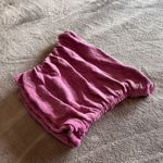 Free People  Dusty Rose Textured Tube Top Sleeveless Strapless Ruched Sz XS EUC Photo 1