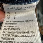 American Eagle  Outfitters Ripped Blue Jean Shorts Photo 3