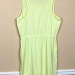 Tek Gear NWT Women’s Athletic Neon Yellow Drawstring Waist Tank Dress Photo 3