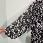 Scoop NYC Women's Marble Print Tie Neck Blouse Size XXL (20) NWT Photo 4