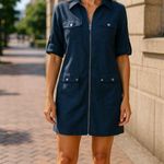 Michael Michael Kors Navy Blue Zip Photo 0