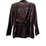 Apostrophe Vintage  Brown Velvelt doule breasted fitted Blazer 6 Cotton blend Photo 1