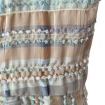 James Coviello NWTs Vintage Plaid Bow Front Pockets dress size 8 Tan Blue Green Photo 7