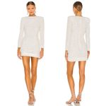 Retrofête Nikki Sequin Dress in White Size Small Photo 4