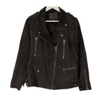 BLANK NYC  grey genuine suede moto jacket size M Photo 1