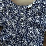 Sarin Vintage Floral Romper Navy Medium Photo 1