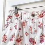 American Eagle  White Floral Mom Shorts High Rise 4 Photo 2