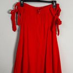 Capulet Giulia Off the Shoulder Mini Dress Womens Small Cherry Red Revolve Party Photo 5
