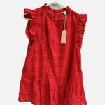 JODIFL Vibrant Red Eyelet Tunic Photo 0