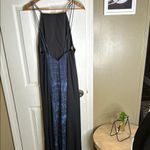 Fame and Partners Blue Slip Maxi Dress for Night Out Photo 8
