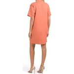 Elie Tahari  Johnny collar eyelet trim shirt dress size Small Photo 1