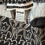Jules & Leopold  Black and White Floral Pants Photo 2