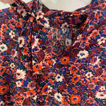 Veronica Beard  Silk Chilton Floral Tie Back Blouse Berry Multi Size 2 NWT Photo 11