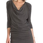 James Perse Womens  Dolman Cowl Shirt Dress in Jungle Melange - Sz 3 M/L Photo 0