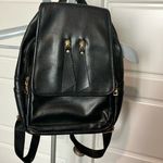 Synthetic Leather And Polyester Backpack Black Photo 0