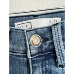 AYR  The Riser Women’s Medium Wash High Waisted Jeans Size 25 Raw Hem Photo 5