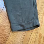 Loft  High Rise straight women Olive green cuffed pants trousers  Sz LP. Photo 2