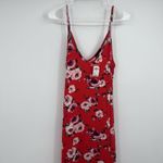 Joe Boxer NWT Red Floral Sleeveless Maxi Dress S Beach Cruise Vacation Resort Photo 2