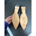 Kate Spade  New York Nude Black Bow Pointed Toe Flats‎ Womens Size 9.5 Leather Photo 5