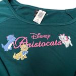 Torrid Disney Aristocats Off Shoulder Sweatshirt 3XL Teal French Terry Raglan Photo 5