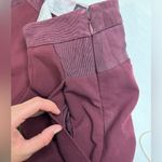 Ted Baker  London Oderat Wide Leg Cropped Burgundy Pants Sz 2 Photo 3