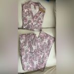 SKIMS  NWT Long Sleep Pajamas SET Bloom Mini Multi Animal Size L Photo 4