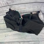 Cacique  Lane Bryant 44F Lightly Lined Balconette Bra Teal Floral Lace Overlay Photo 1