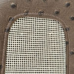 VTG ostrich leather Elegant Brown Shoulder Bag Photo 5