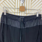 Vince  Lace Up Silky‎ Drawstring Shorts Black Photo 1