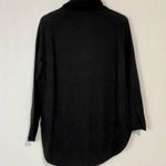 Caslon Women’s Cowl Neck Wool Blend Scoop Hem Sweater Black Size Small NWT Photo 10